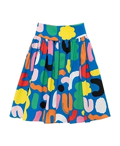Multicolored Logo Skirt