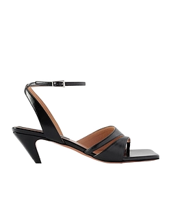 Openwork High-Heeled Sandals