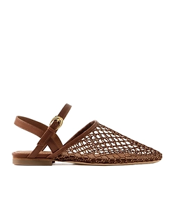 Cut-Out Flat Sandals
