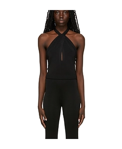 Logo Knitted Sleeveless Vest