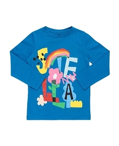 Round Collar And Long-Sleeved T-Shirt