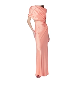 Draped Cape Gown