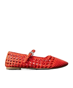 Nell Mary Jane Woven Ballet Shoes