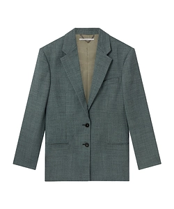 Single-Breasted Wool Blazer