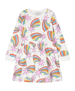 Shooting Stars-Print Dress