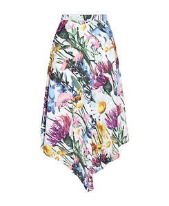 Stella Mccartney Allover Floral Printed Midi Skirt