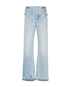 Stella Mccartney Cut-Out Low-Rise Jeans