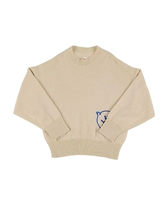 Rib Knitted Cashmere Pullover