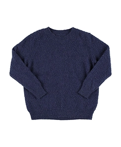 Round-Neck Knitted Pullover