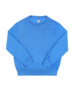 Round-Neck Knitted Pullover