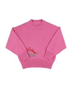 Round-Neck Knitted Cashmere Pullover
