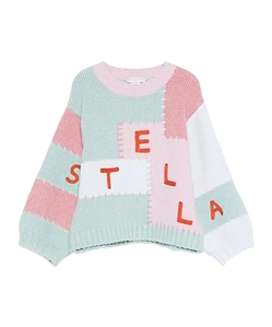 Stella Mccartney Kids Color-Block Crewneck Jumper