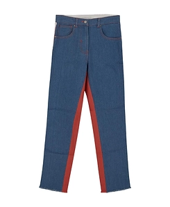 Stella Mccartney Kids Colour-Blocked Logo Tape Jeans