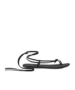 Strap-Tied Flat Sandals