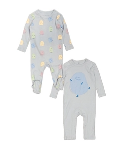Stella Mccartney Kids Graphic Printed Two-Pack Sleepsuits