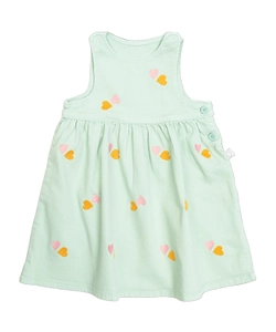 Stella Mccartney Kids Embroidered Patterned Sleeveless Dress