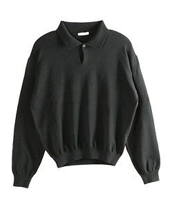 The Row Long-Sleeved Knitted Polo Jumper