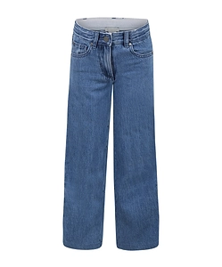 Stella Mccartney Kids Logo Detailed Wide Leg Jeans