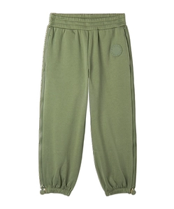 Stella Mccartney Kids Logo Patch Zip Detailed Sweatpants