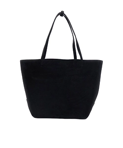 The Row Park Three Edge Suede Tote Bag