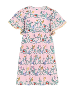 Stella Mccartney Kids Ruffled Floral Printed Dress
