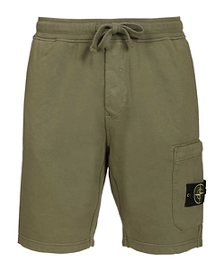 Stone Island Logo Patch Cargo Shorts
