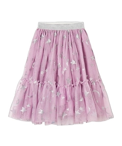 Stella Mccartney Kids Star Embellished Tulle Skirt