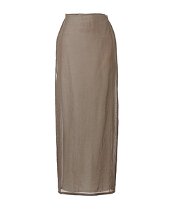 Zaira Deconstructed Cotton Maxi Skirt