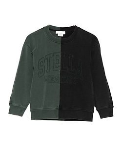 Stella Mccartney Kids Two-Toned Crewneck Sweatshirts