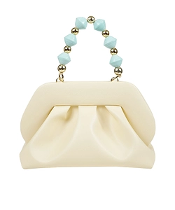 Bead-Embellished Tote Bag