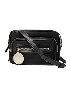 Stella Mccartney Logo-Plaque Zipped Crossbody Bag