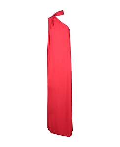 Stella Mccartney One Shoulder Scarf Maxi Dress