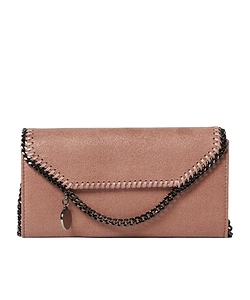 Stella Mccartney Stitch Detailed Chain Satchel Bag