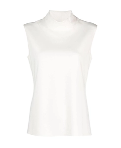 Mock-Neck Sleeveless Top