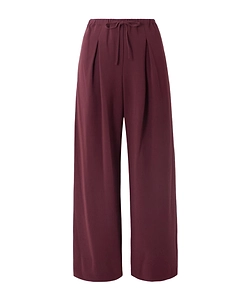 Pleated Drawstring Casual Pants