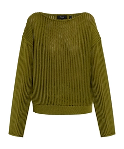 Theory Boat Neck Knit Jumper