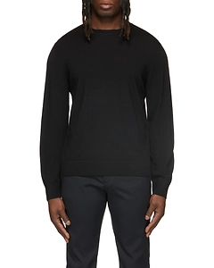 Round-Neck Knitted Pullover
