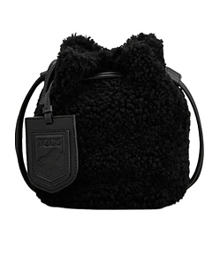 Tod's Micro Shearling Bucket Bag