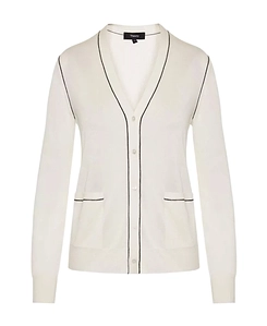 Split-Hem Cardigan