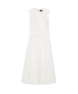 Sleeveless Pleated Dress