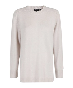 Theory Crewneck Straight Hem Jumper
