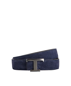 Tod's T Timeless Reversible Suede Belt