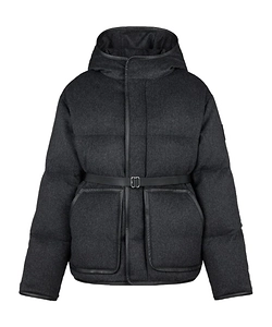 Tod's Belted Hooded Padded Coat