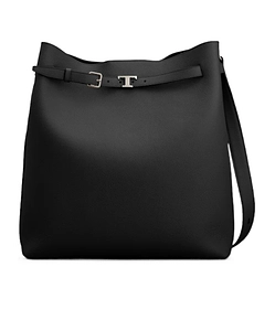 Tod's Leather Belted Tote Bag