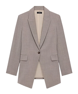 Theory Single-Breasted Tailored Blazer