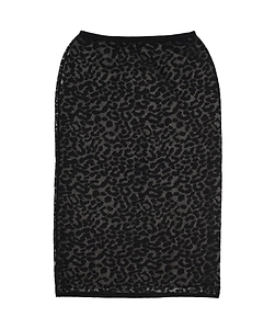 Theory Leopard Lace Pull-On Pencil Skirt