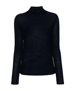Theory Long-Sleeved Roll-Neck Knitted Top