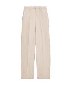 Theory Pleated Straight-Leg Trousers