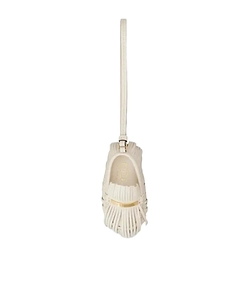 Tod's Fringed Shoe Charm Keyring