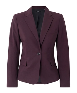 Wool Blend Suit Jacket